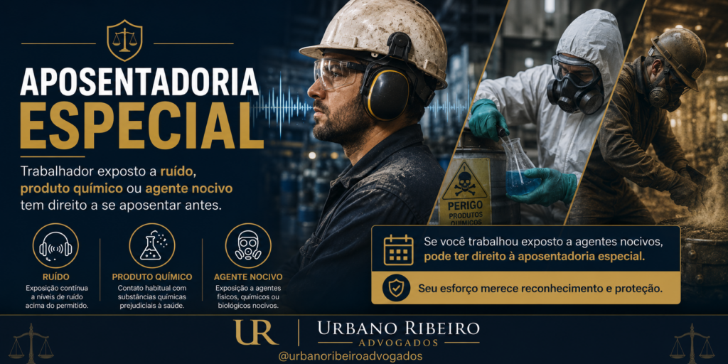 Aposentadoria especial: trabalhador exposto a ruído, produto químico ou agente nocivo tem direito a se aposentar antes