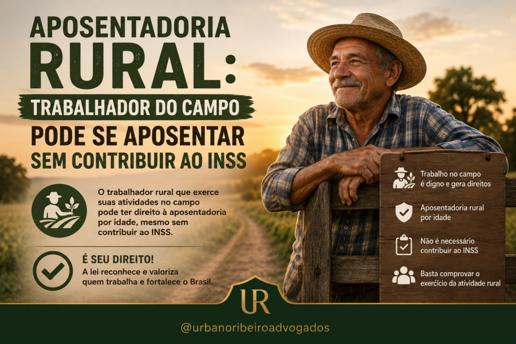 Aposentadoria rural: trabalhador do campo pode se aposentar sem contribuir ao INSS