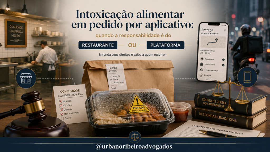 Comida contaminada no delivery: quem responde?