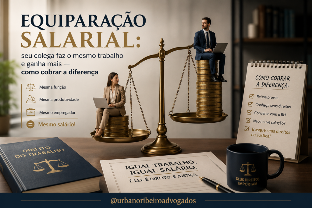 Equiparação salarial: como cobrar diferença por trabalho igual