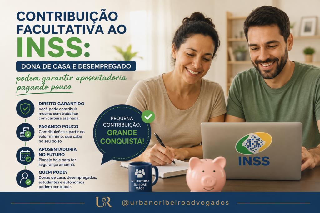Contribuição facultativa garante aposentadoria