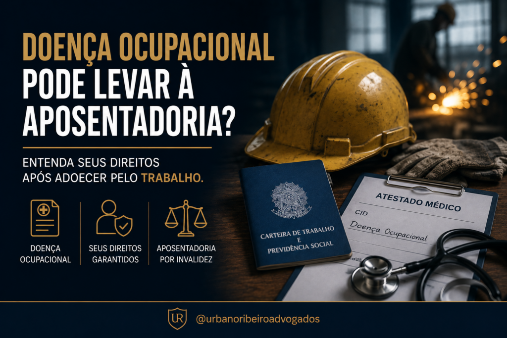 Doença ocupacional pode levar à aposentadoria? Entenda seus direitos após adoecer pelo trabalho