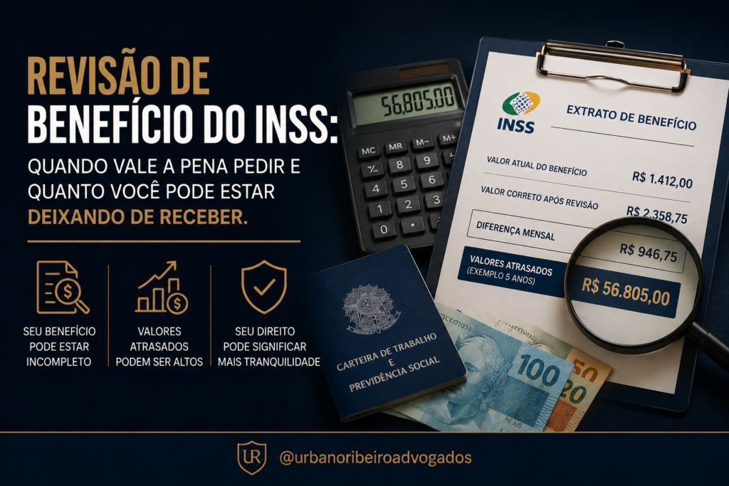 Revisão de benefício do INSS: quando vale a pena pedir e quanto você pode estar deixando de receber