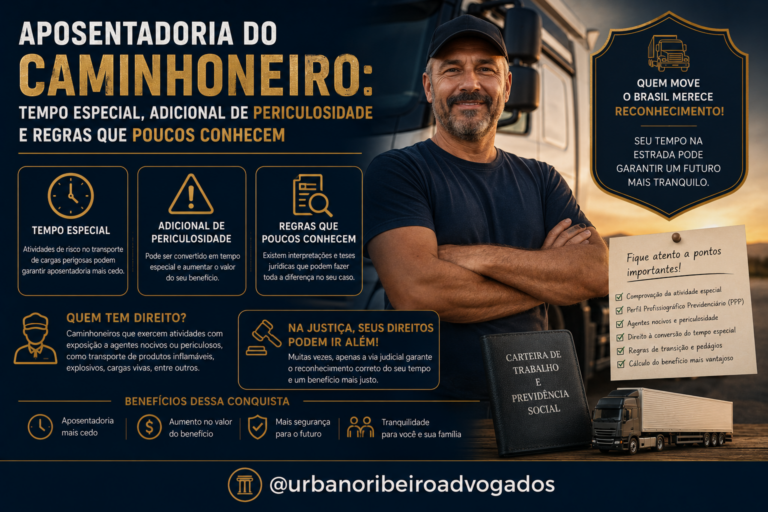 aposentadoria-caminhoneiro-tempo-especial-periculosidade-regras